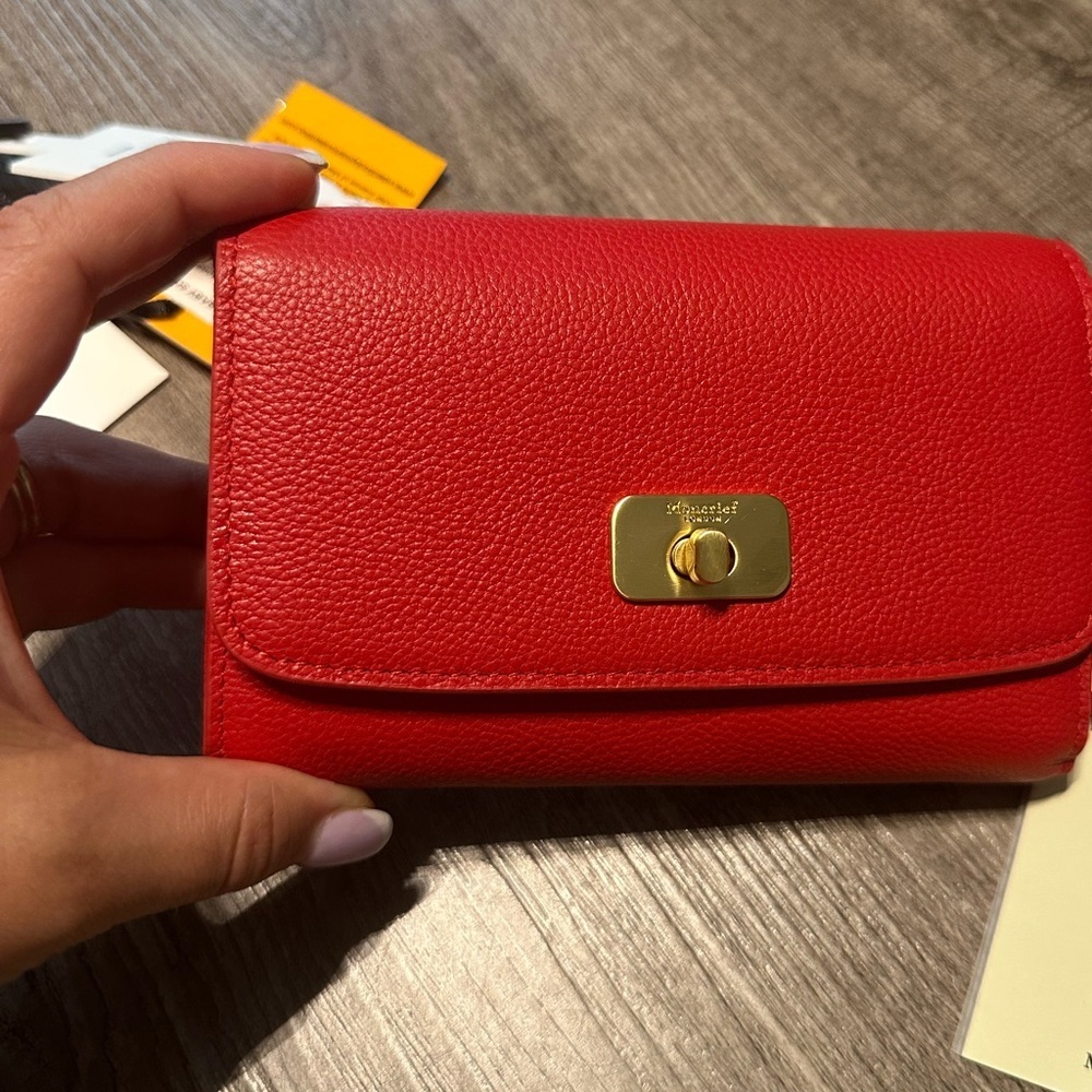 Moncrief London Cherry Red Wallet